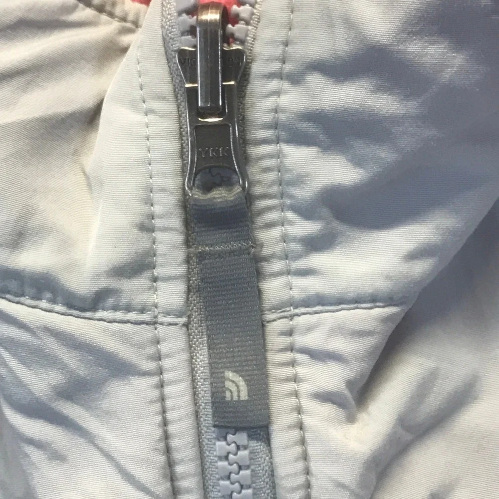 The North Face Denali Jacket Girls L Pink Grey Excellent Fleece Colorblock